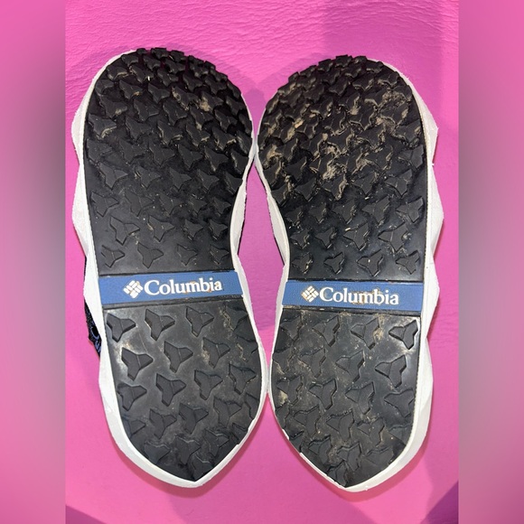 Columbia Black and Blue trail running Shoes women size 7.5 - Picture 7 of 9